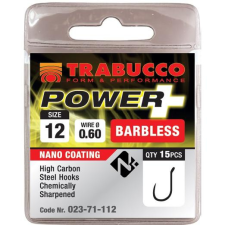  Trabucco Power + szakállnélküli horog, méret: 15 horog