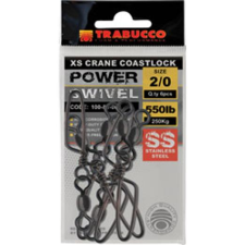 Trabucco Ss X-Strong Crane W/Coastlock Snap 10db 03 forgókapocs horgászkiegészítő