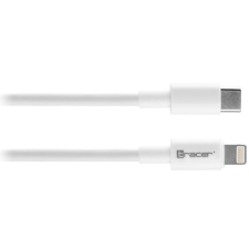 TRACER TRAKBK47169 USB Type-C apa - Lightning apa Adat és töltő kábel - Fehér (1m) kábel és adapter