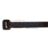 TRACON 171PR Normál kábelkötegelő, fekete 200×3,6mm, D=2-50mm, PA6.6