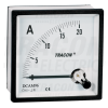 TRACON Analóg egyenáramú ampermérő közvetlen méréshez72×72mm, 20A DC