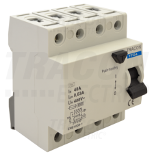 TRACON Áram-védőkapcsoló, 4 pólusú63A, 300mA, 6kA, A / AC villanyszerelés