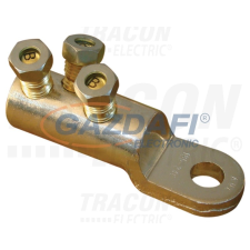 TRACON AS185-240CS16 Szakadófejes csavaros alumínium szemes csősaru 185-240mm2,3×M16 villanyszerelés