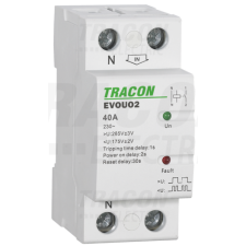 TRACON Aut. visszakapcsoló fesz. növekedési/csökkenési reléAC230V,2P,40AU>:265V,U villanyszerelés