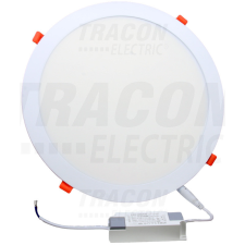 TRACON Beépíthető LED mélysugárzó, kerek, fehér világítás