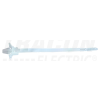 TRACON Benyomótüskés kábelkötegelő, natúr130×4,8mm, D=25mm, PA6.6, d=6mm