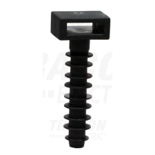 TRACON Beüthető kábelkötegelő tiplid=7mm, A=10,2×3,0mm, PA6.6 villanyszerelés