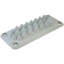 Tracon Budapest Kft. Tracon elosztószekrény kábelbevezető, gumi, 25db kábelhez 222x92mm EKBV-04 villanyszerelés