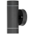 Tracon Budapest Kft. TRACON SPGU10IPF2A Oldalfali spot lámpatest, kültéri, antracit 100-240VAC, 50Hz, 2xGU10, max.35W, IP44