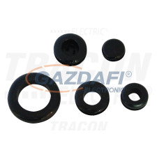 TRACON BVZ1006 Kábelbevezető, zárt, gumi B=10mm, C=6,4mm barkácsolás, csiszolás, rögzítés
