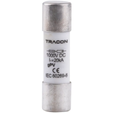  TRACON CFPV-10X38-25 Hengeres biztosító PV gPV, 25A,1000VDC,20kA,10x38 villanyszerelés