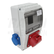 TRACON Csatlakozó doboz, védelem nélkülOut:2×SCHUKO+1×16A(3P+N+E) villanyszerelés