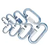 TRACON CSKARA8 Karabiner, csavaros, acél d=8mm, 3100N