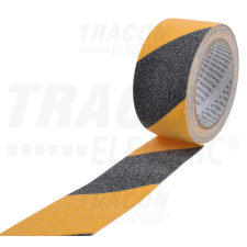 TRACON Csúszást csökkentő jelölőszalag, sárga-fekete5m × 50mm villanyszerelés