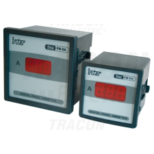 TRACON Digitális váltakozó áramú ampermérő közvetlen méréshez 72×72mm, 50A AC villanyszerelés