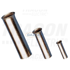 TRACON E06NR Szigeteletlen érvéghüvely, ónozott elektrolitréz 4mm2, L=9mm villanyszerelés