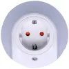 TRACON Éjszakai fény érzékelővel230VAC, 50Hz, 0,42W, 15lm, CDS, 1xSCHUKO