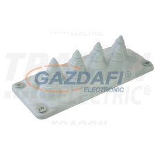 TRACON EKBV-02 Elosztószekrény kábelbevezető, gumi, 10db kábelhez 216x84mm villanyszerelés
