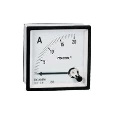 Tracon Electric Analóg egyenáramú ampermérő közvetlen méréshez - 72x72mm, 20A DC DCAM72-20 - Tracon villanyszerelés