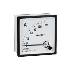 Tracon Electric Analóg váltakozó áramú ampermérő közvetlen méréshez - 72x72mm, 30A AC ACAM72-30 - Tracon villanyszerelés