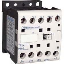 Tracon Electric Segédkontaktor - 660V, 50Hz, 9A, 4kW, 400V AC, 2NO+2NC TR1K0908V7 - Tracon villanyszerelés