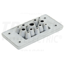 TRACON Elosztószekrény kábelbevezető,gumi, 12db kábelhez107×56×19mm, IP65 villanyszerelés
