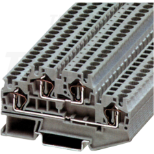 TRACON Emeletes ipari sorozatkapocs, rugós, sínre, kék0,2-4mm2, 500VAC, 32A villanyszerelés