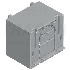 TRACON Érintésvédelmi burkolat alsó/felső kábelbevezetéshez 1P00, 1P, L=36 mm villanyszerelés