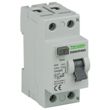 TRACON EVOAV2P8003 Áram-védőkapcsoló, 2 pólusú 80A, 30mA, 10kA, AC villanyszerelés