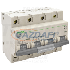 TRACON EVOH4125 Kismegszakító, nagyáramú, 4 pólus, C karakterisztika 125A, 4P,10kA villanyszerelés