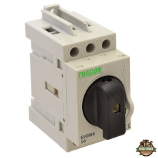 TRACON EVOMS40/3 400V, 50Hz, 40A, 3P, 10mm2 sorolható lakatolható szakaszoló kapcsoló villanyszerelés