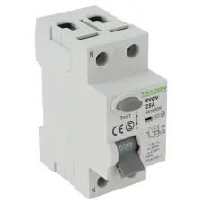 TRACON EVOV2P401 Áram-védőkapcsoló, 2 pólusú 40A, 100mA, 6kA, AC villanyszerelés