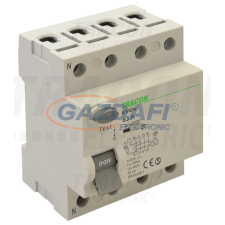 TRACON EVOV4P253 Áram-védőkapcsoló, 4 pólusú 25A, 300mA, 6kA, AC villanyszerelés