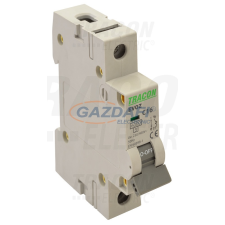 TRACON EVOZ1C25 Kismegszakító, 1 pólus, C karakterisztika 25A, C, 1P, 6kA villanyszerelés