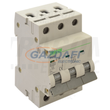 TRACON EVOZ3B10 Kismegszakító, 3 pólus, B karakterisztika 10A, B, 3P, 6kA villanyszerelés