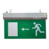 TRACON EXIT-01-J Élvilágítós LED kijáratjelző ragasztható piktogramokkal 230V, 50Hz, 13×LED, 3h, 2,4V / 900mAh, Ni-Cd