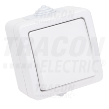 TRACON Falon kívüli 1-áramkörös kapcsoló10AX/250VAC, IP54,(101) villanyszerelés