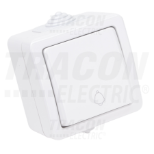 TRACON Falon kívüli csengőnyomó10AX/250VAC, IP54, (N101) villanyszerelés