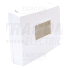 TRACON Falon kívüli elosztódoboz, ajtó nélkül, zárópecsételhető villanyszerelés