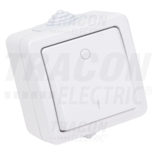TRACON Falon kívüli kétpólusú kapcsoló 10AX/250VAC, IP54, (102) villanyszerelés