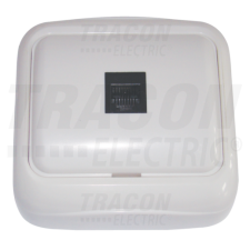 TRACON Falon kívüli telefoncsatlakozó aljzat (tapétakapcsoló)RJ11, 6/4 villanyszerelés