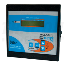 TRACON Fázisjavító automatika, háromfázisú, 12 kondenzátor telephez144×144mm villanyszerelés