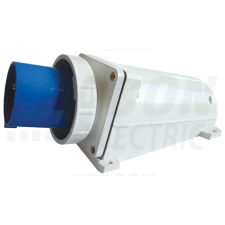 TRACON Felületre szerelhető ipari csatlakozó dugó125A, 250V, 2P+E, 6h, IP67 villanyszerelés