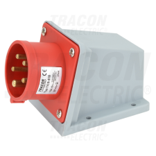 TRACON Felületre szerelhető ipari csatlakozó dugó16A, 400V, 3P+N+E, 6h, IP44 villanyszerelés