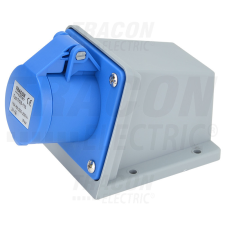 TRACON Felületre szerelhető ipari csatlakozóaljzat 16A, 250V, 2P+E, 6h, IP44 villanyszerelés