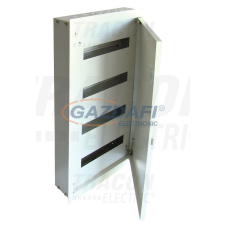 TRACON fém elosztódoboz, süllyesztett, maszkos, 3×16 modul, 626×464×115mm, IP42, fehér villanyszerelés