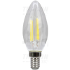 TRACON FILC354NW COG LED gyertya fényforrás, átlátszó 230 VAC, E14, 4W, 470 lm, C35, 4000K, EEI=E