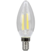 TRACON FILC354WW COG LED gyertya fényforrás, átlátszó 230 VAC, E14, 4W, 470 lm, C35, 2700K, EEI=E