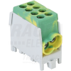 TRACON Főáramköri leágazó kapocs, sínre szerelhető, zöld/sárga2.5-25mm2, max. 1000VAC/DC, max.101A