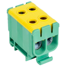 TRACON Főáramköri leágazó kapocs, sínre szerelhető, zöld/sárga 6-50mm2 villanyszerelés